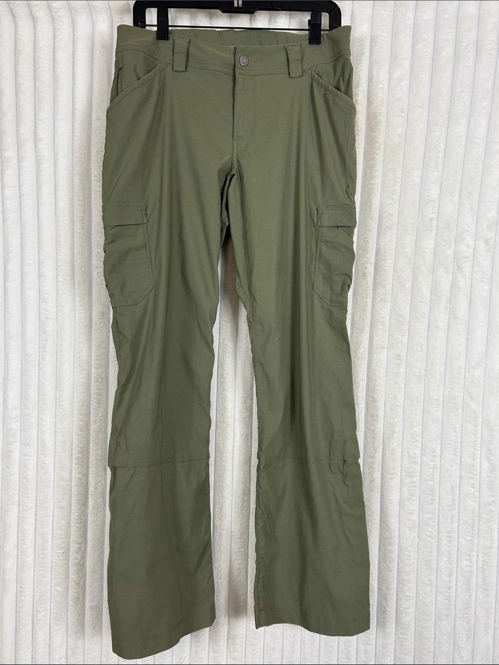 Duluth Trading Co dry on the fly Green Straight-Leg Utility cargo Pants 8